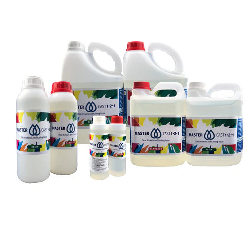 MasterCast Clear Epoxy Resin Australia - Professional Art & Casting Resin (400g-10kg)