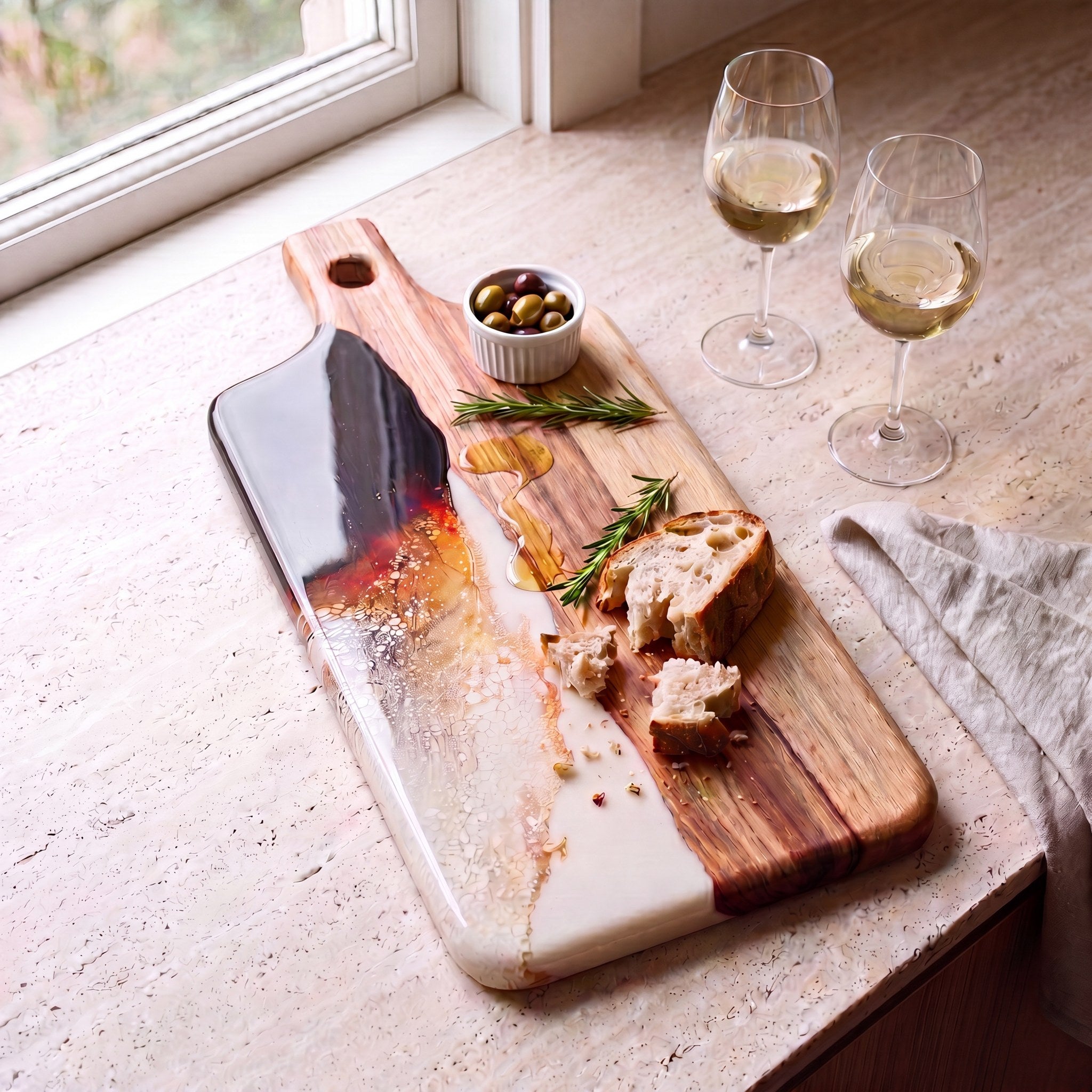 Large Resin Paddle in Burnt Ivory anniversary grazing#colour_burnt-ivory