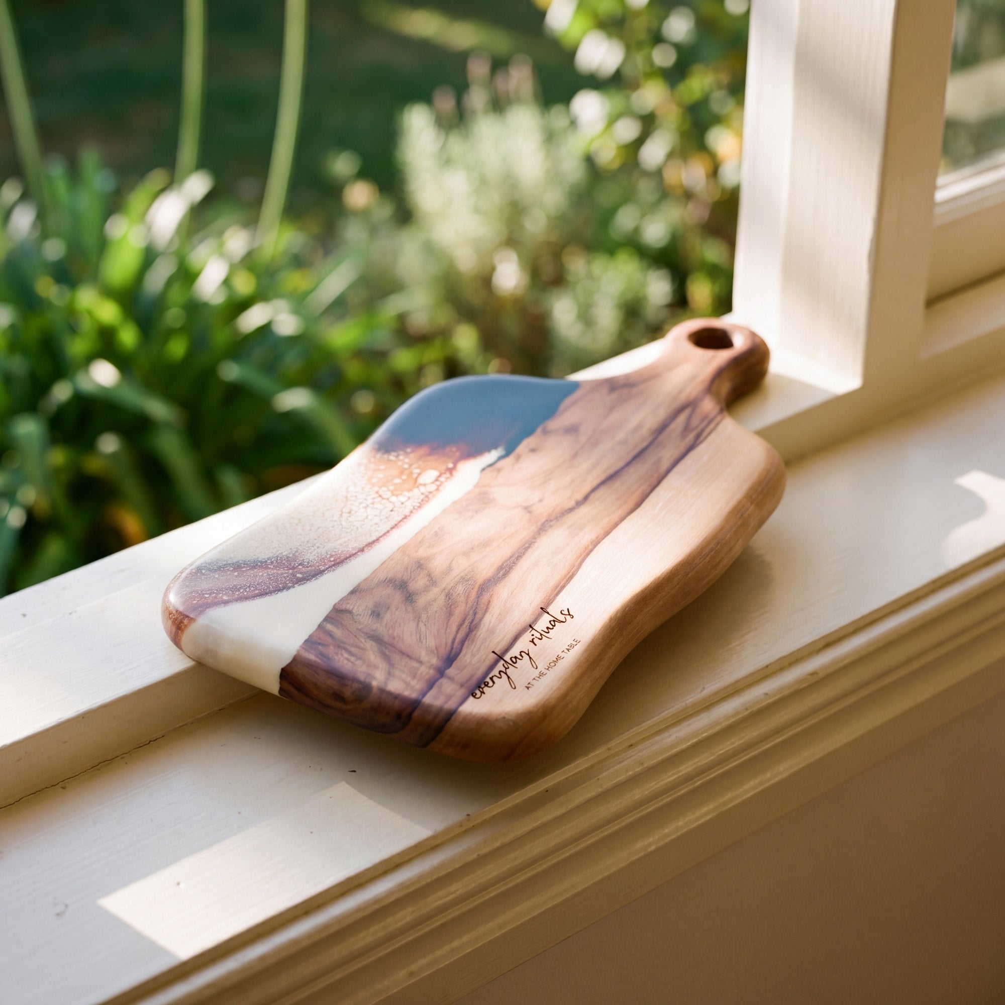 Charcuterie Bundle in Burnt Ivory - Board engraving detail