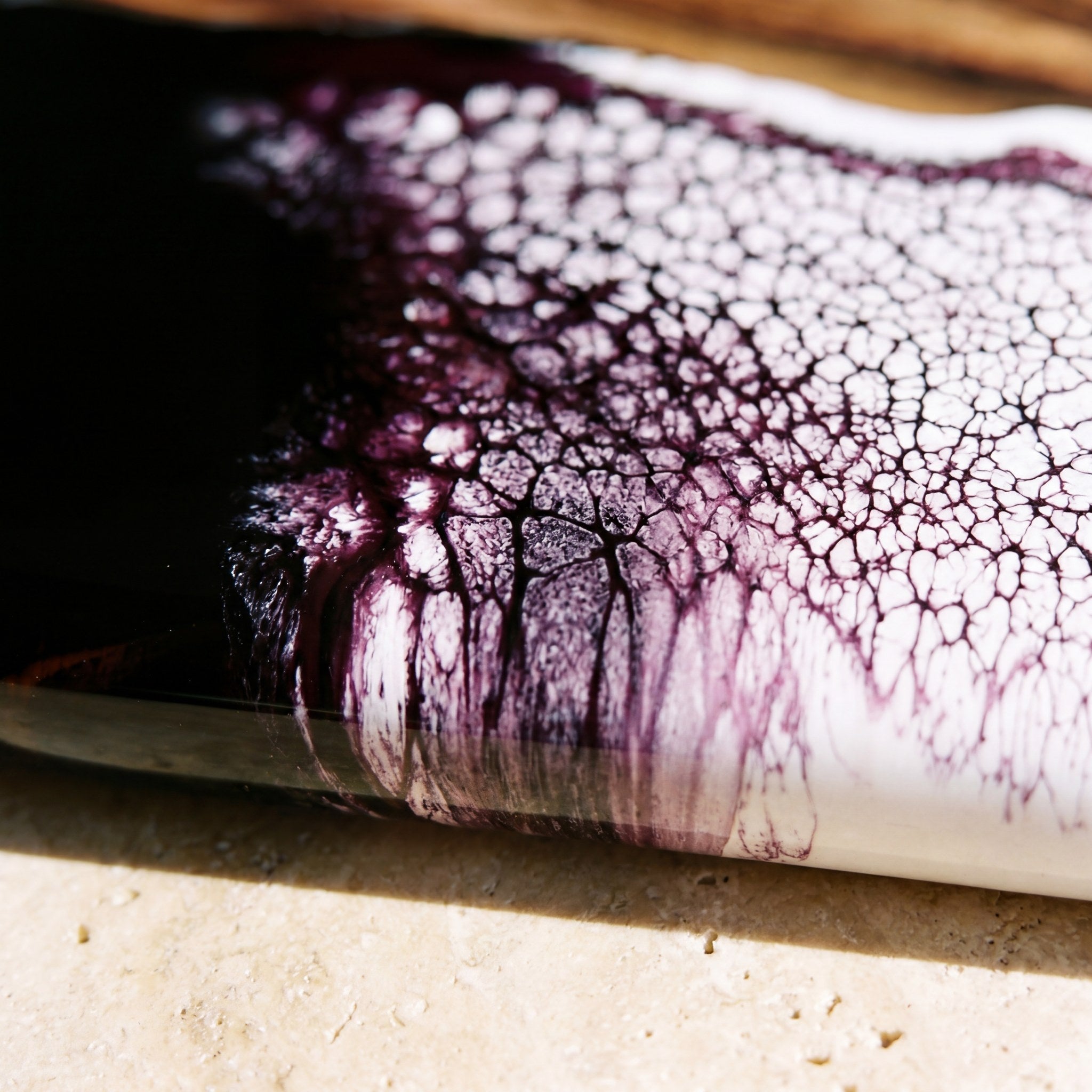 The Entertainer's Bundle in Lilac - Medium paddle resin pattern close-up