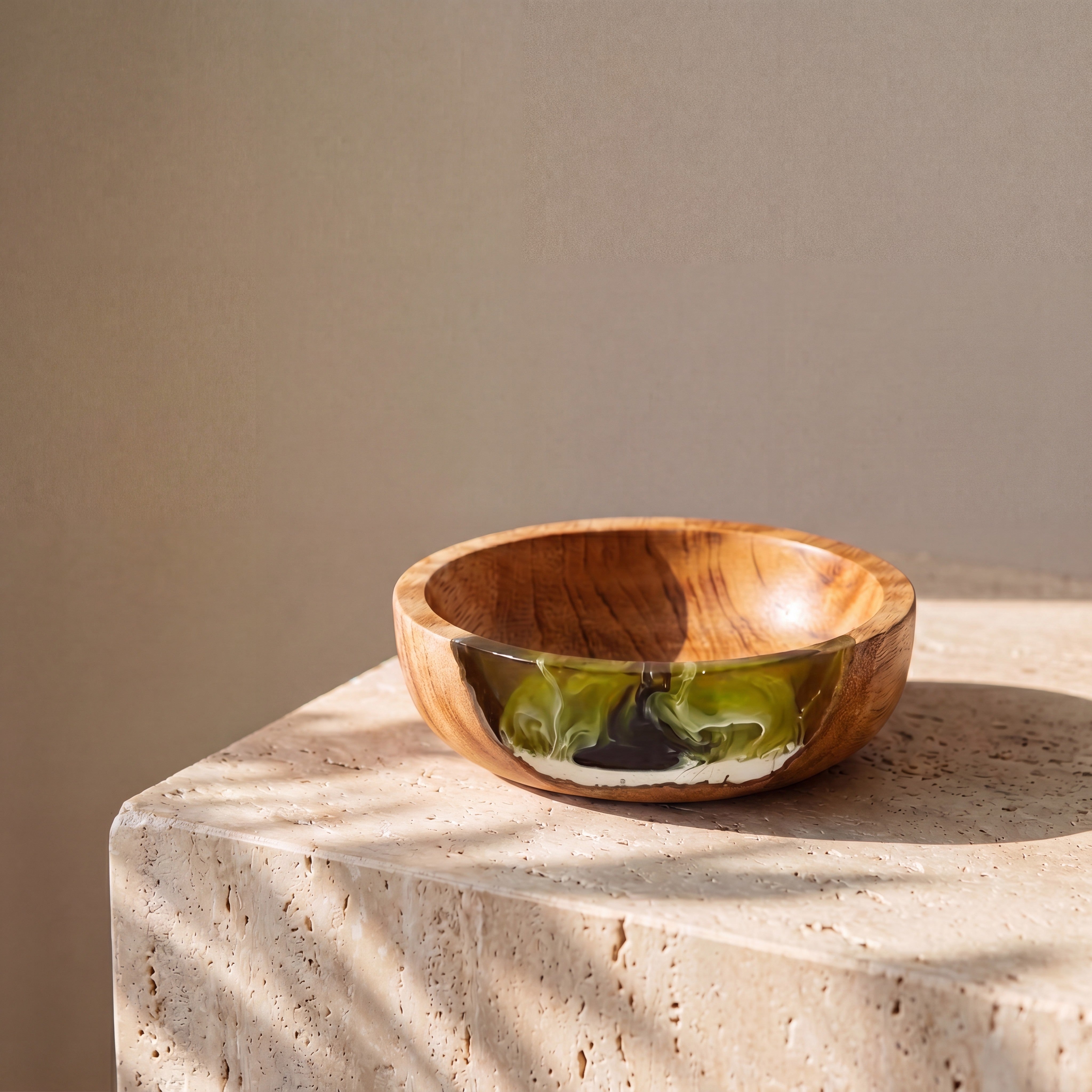 The Entertainer's Bundle in Sage Green - Resin bowl hero