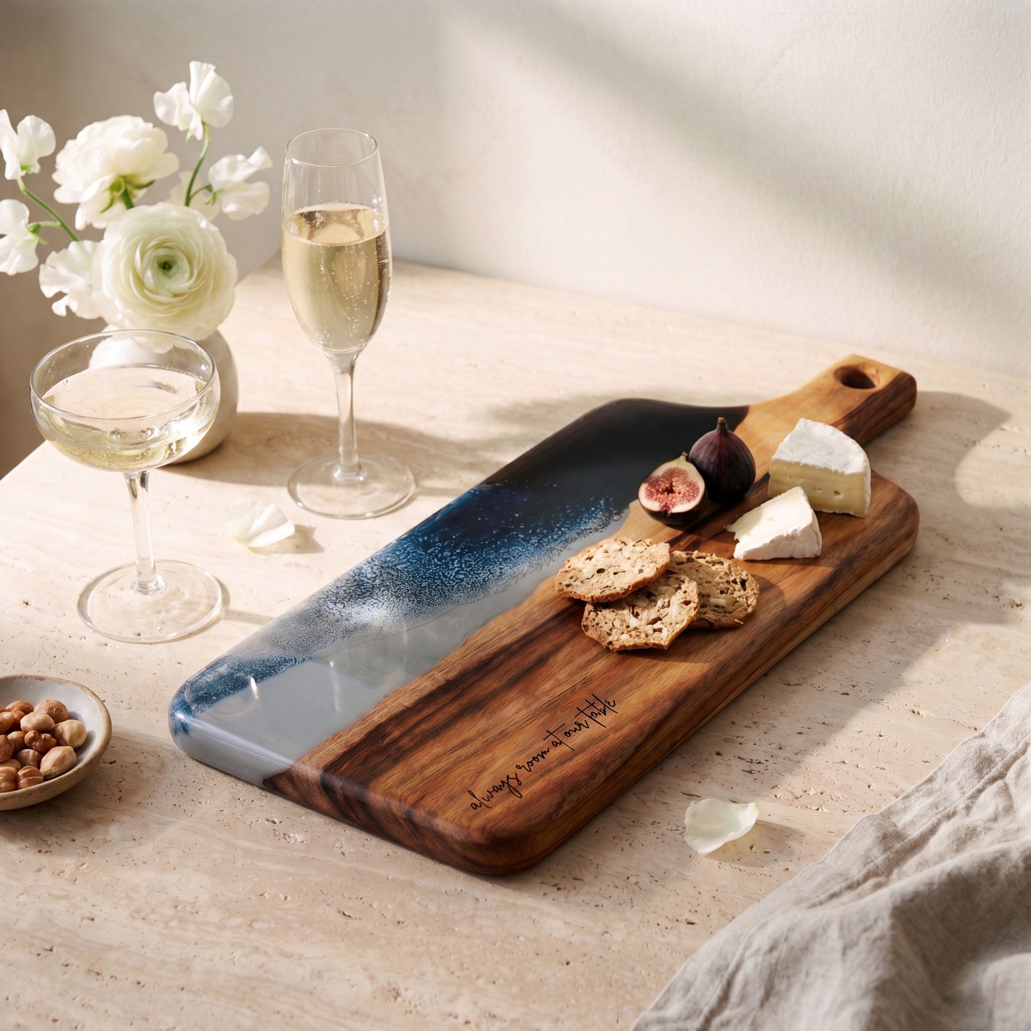The Entertainer's Bundle in Slate - Large paddle styled lifestyle setting