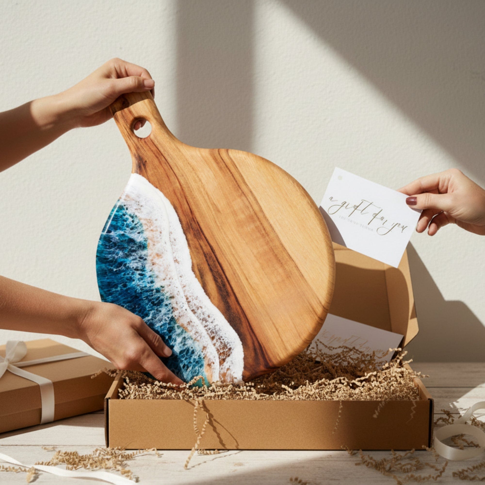 The Gourmet Duo in Sea & Scarlet - Lifestyle scene with full bundle styled for entertaining