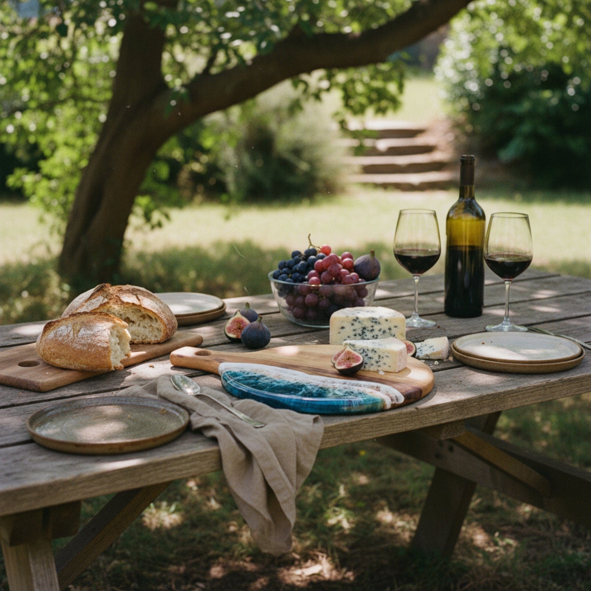 The Gourmet Duo in Sea & Scarlet - Individual piece highlight within the bundle