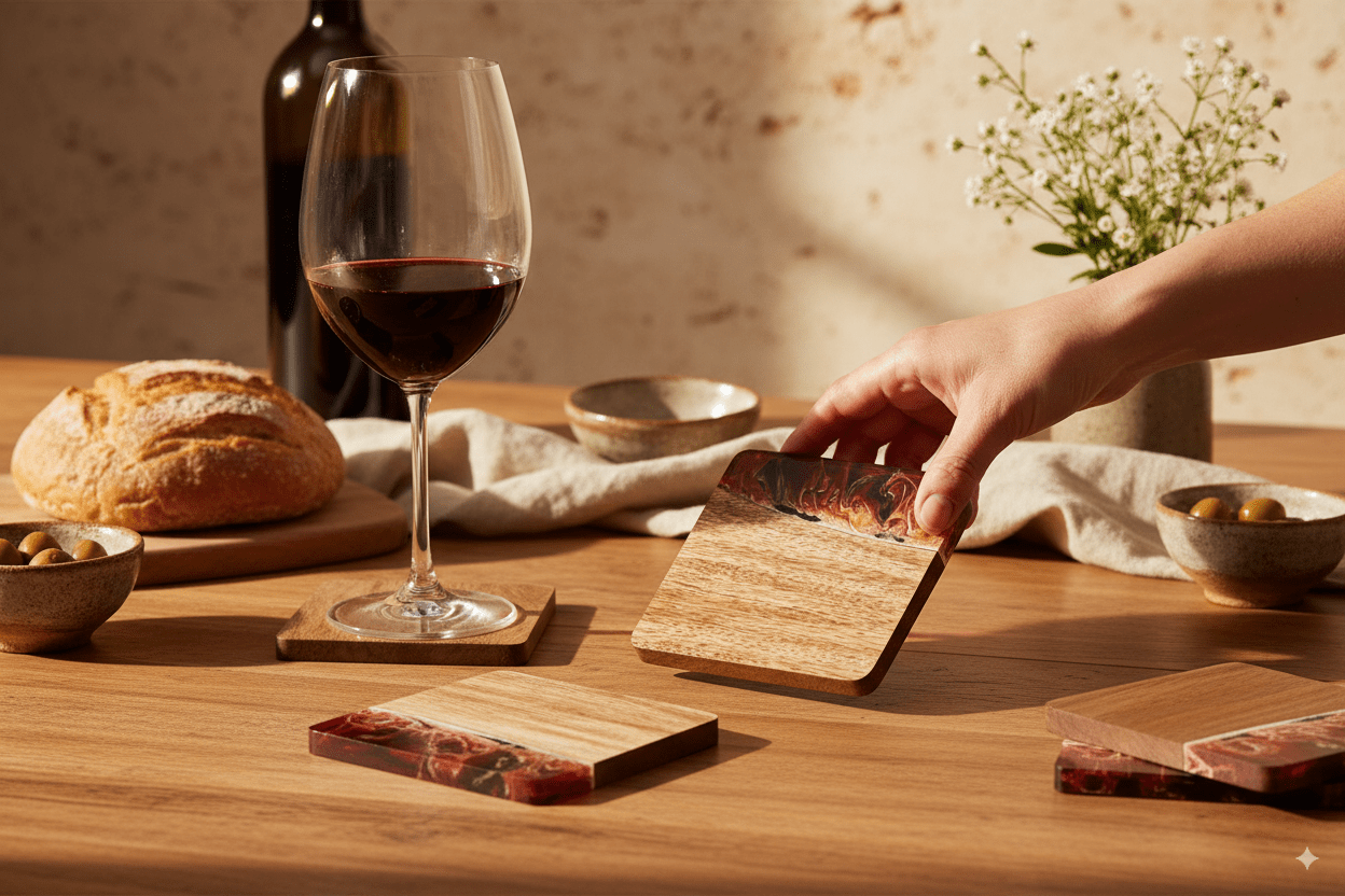 Resin & Wood Coasters
