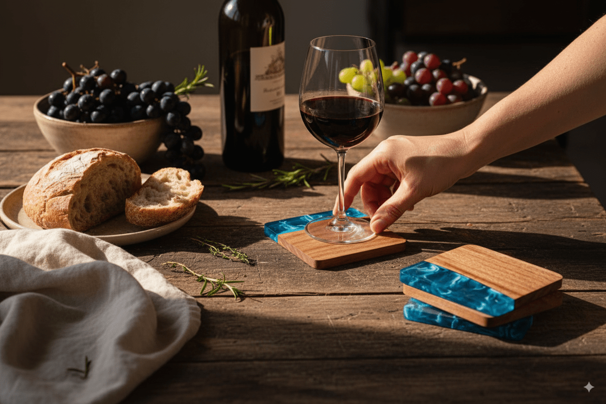 Resin & Wood Coasters