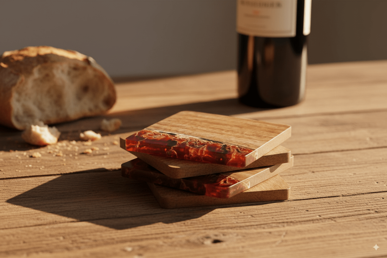 Resin & Wood Coasters