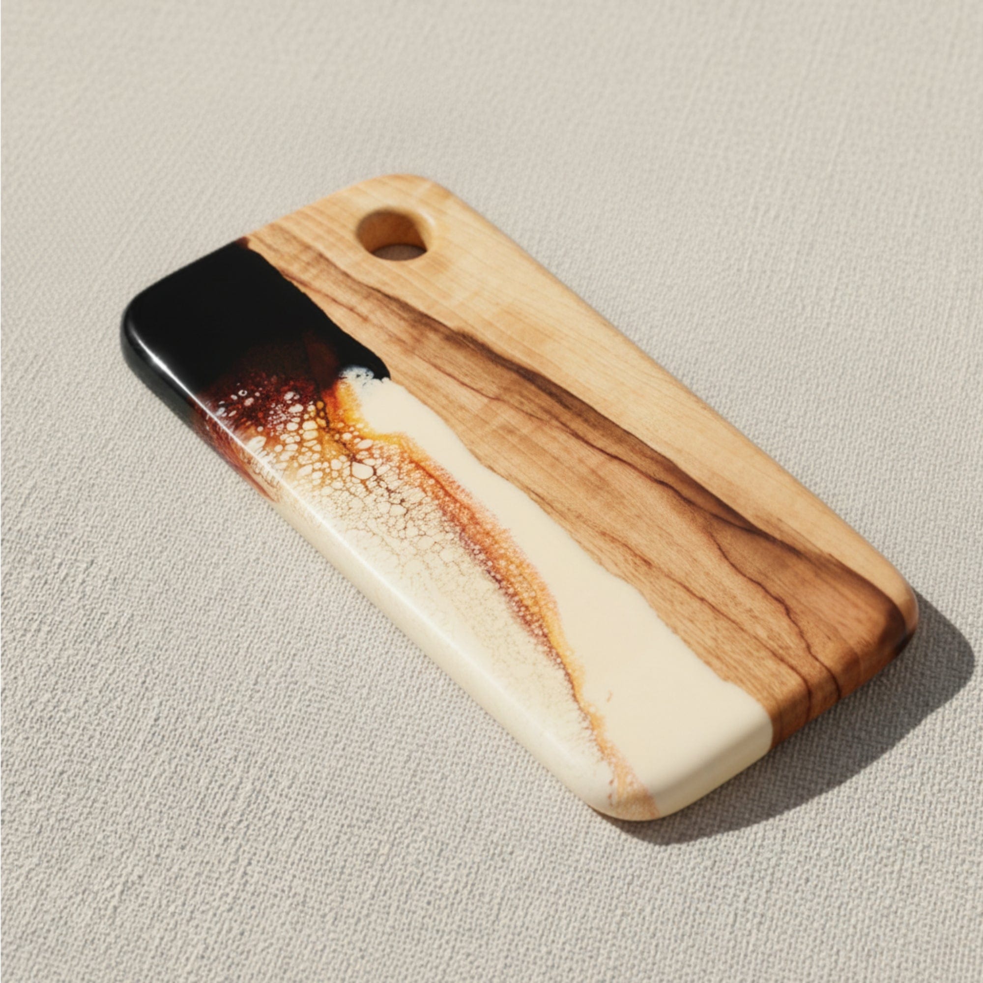 The Nibbles Gift Box in Burnt Ivory - Styled arrangement with all pieces and dried flowers