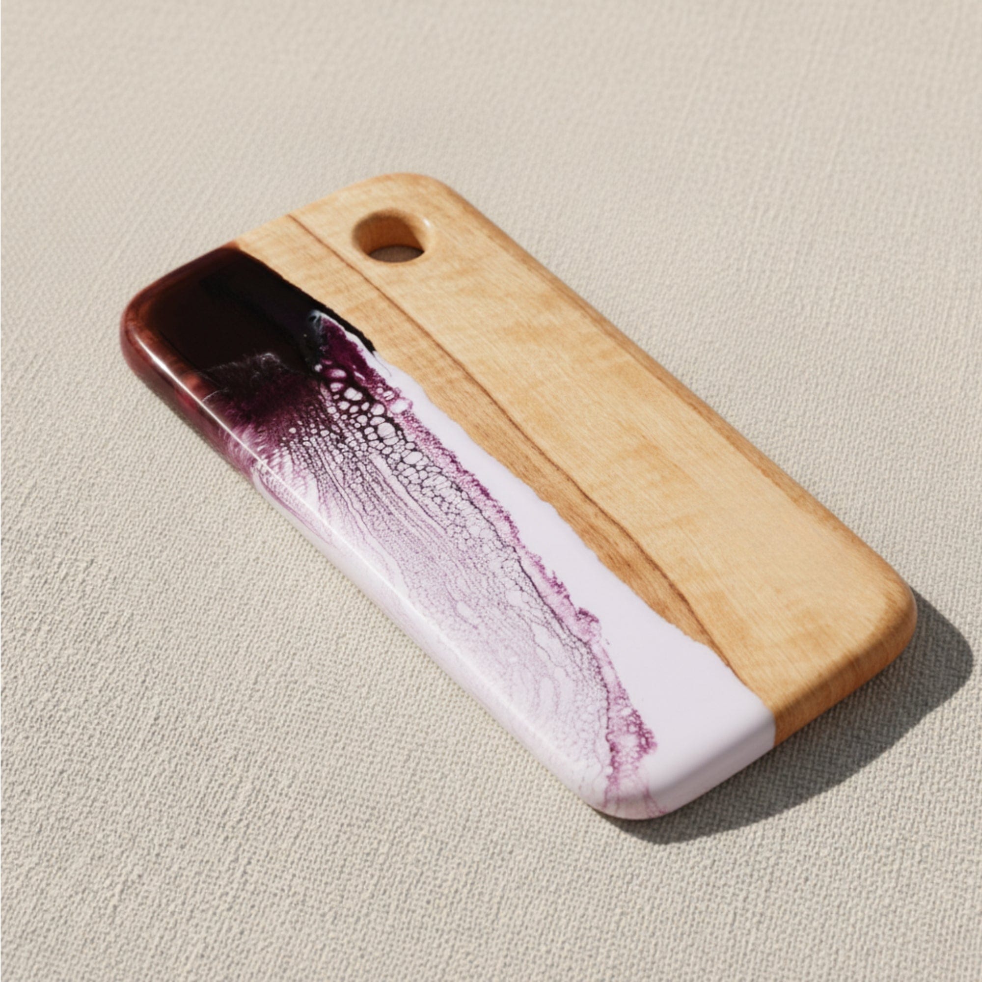 The Nibbles Gift Box in Lilac - Styled arrangement with all pieces and dried flowers