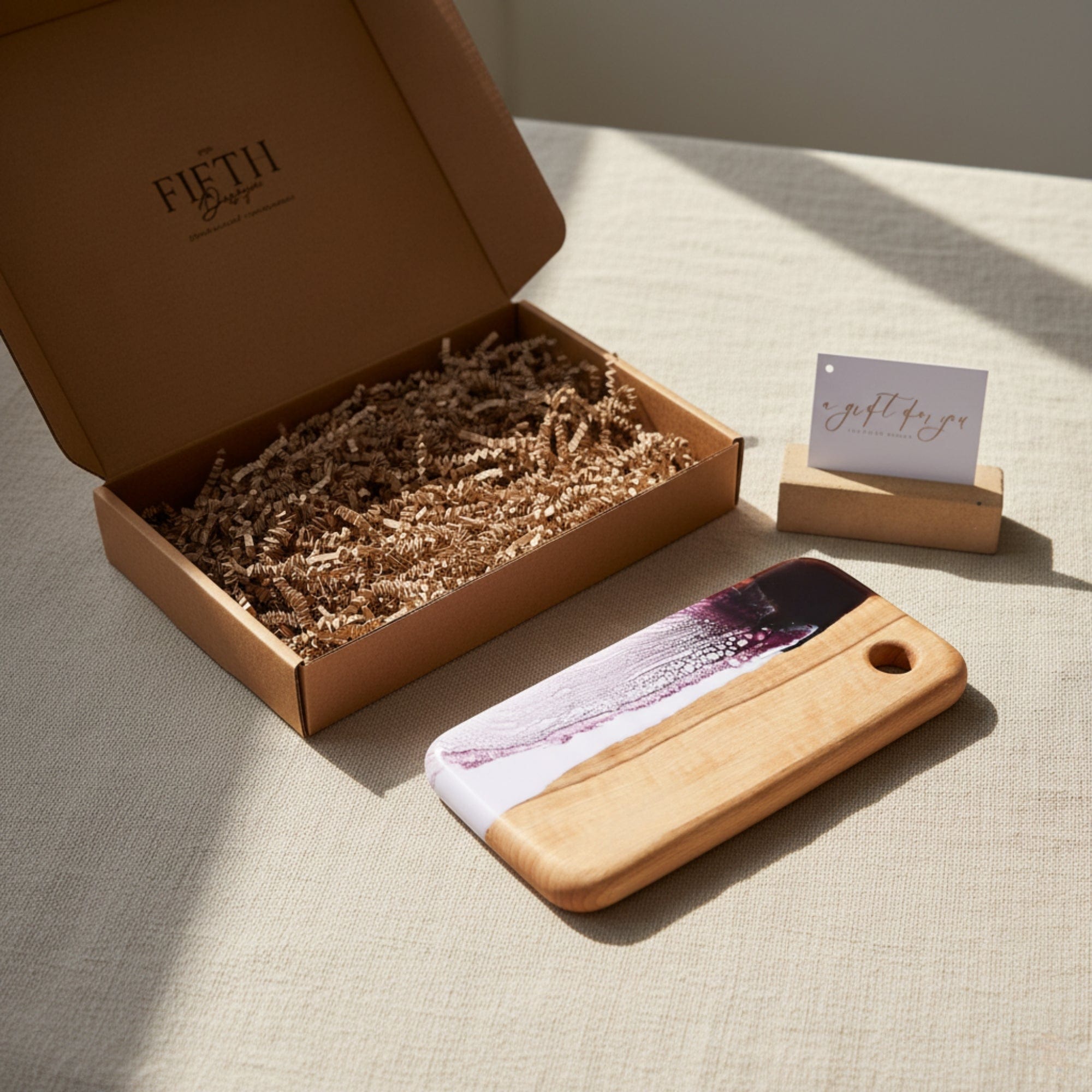 The Nibbles Gift Box in Lilac - Lifestyle scene with full bundle styled for entertaining