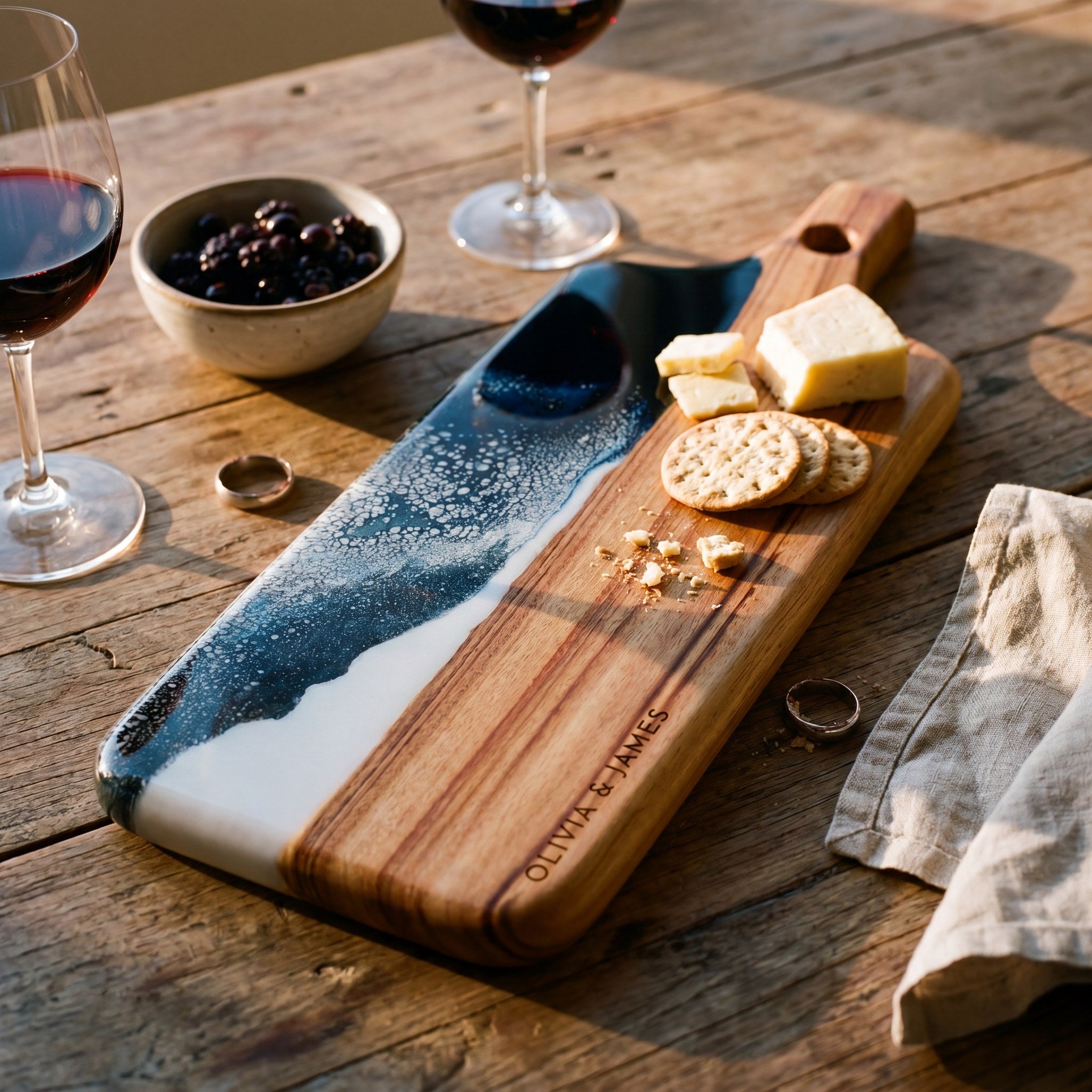 Large Resin Paddle in Prussian Blue anniversary grazing#colour_prussian-blue