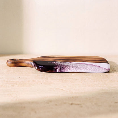 Charcuterie Bundle in Lilac - Board side profile 