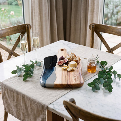 Charcuterie Bundle in Slate - Board styled lifestyle setting 
