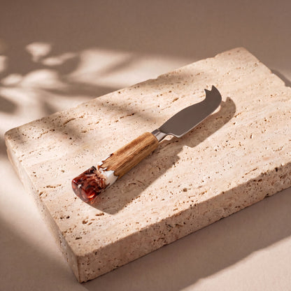 Gourmet Duo Gift Box in Burnt Ivory - Cheese knife hero 