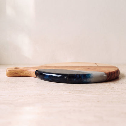 Gourmet Duo Gift Box in Slate - Round board side profile 