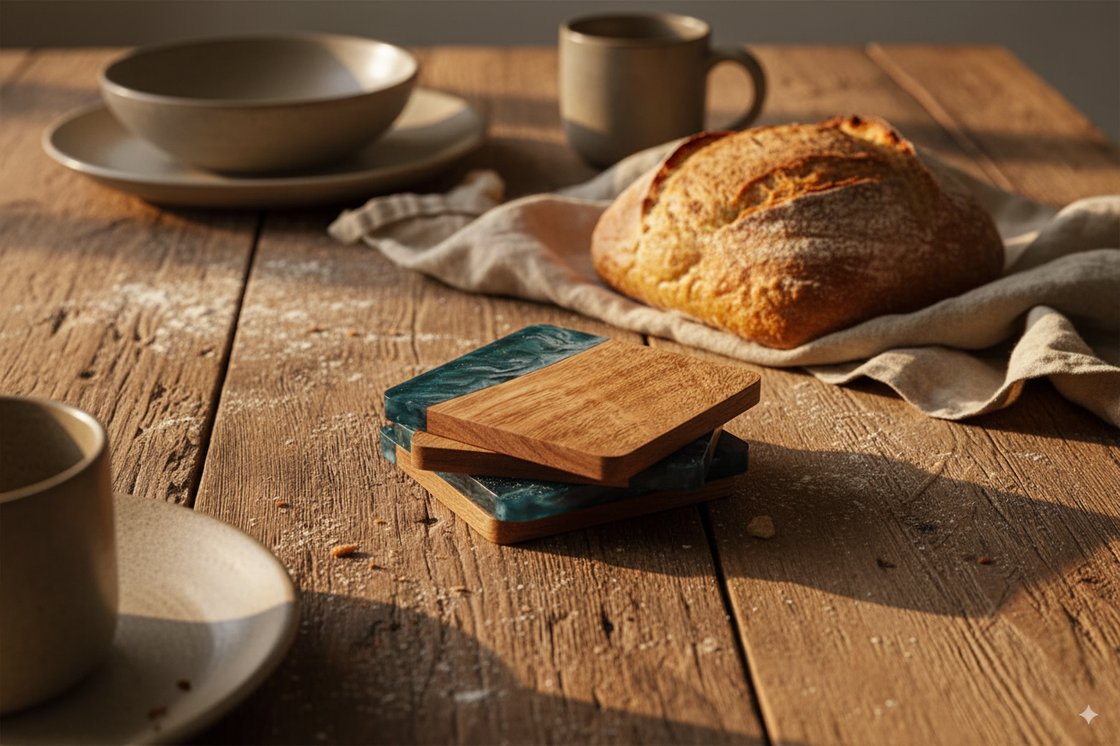 Resin & Wood Coasters