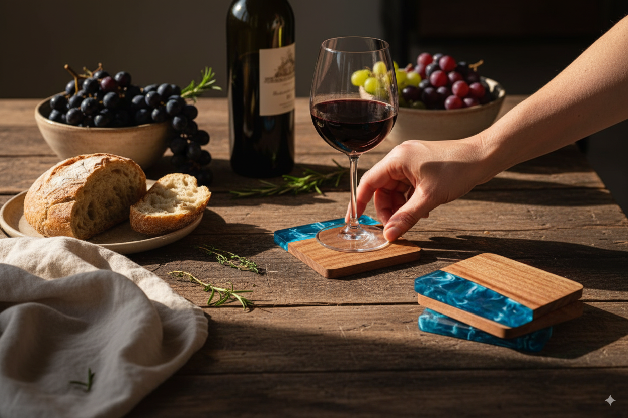 Resin & Wood Coasters