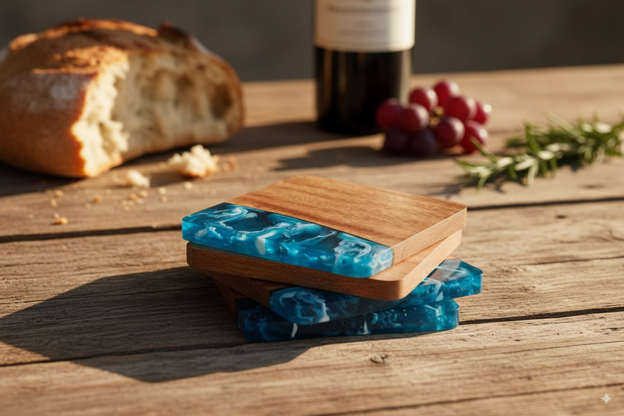 Resin & Wood Coasters
