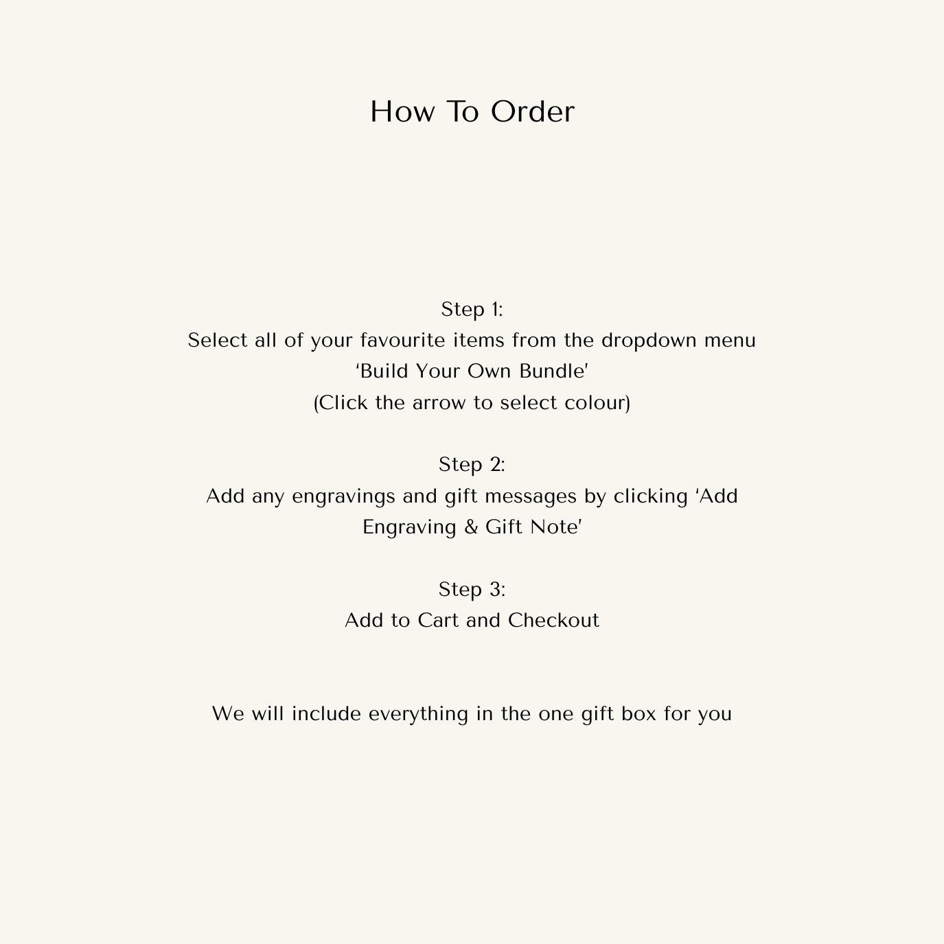 Build Your Own Bundle, Enjoy 15% Off