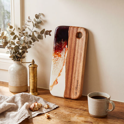 Small Resin Board in Burnt Ivory - Housewarming styling #colour_burnt-ivory