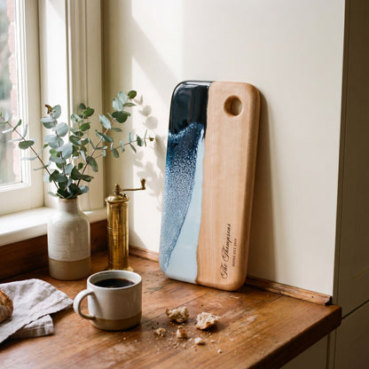 Small Resin Board in Prussian Blue - Housewarming styling #colour_prussian-blue