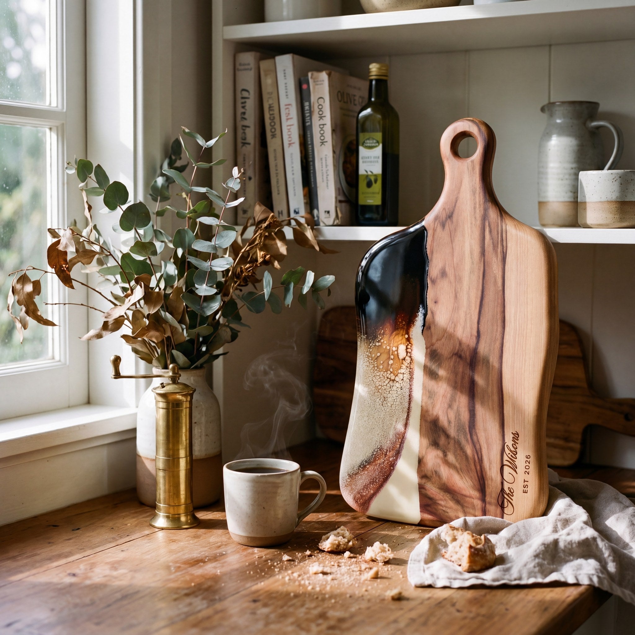 Medium Resin Paddle Board in Burnt Ivory - Housewarming styling #colour_burnt-ivory