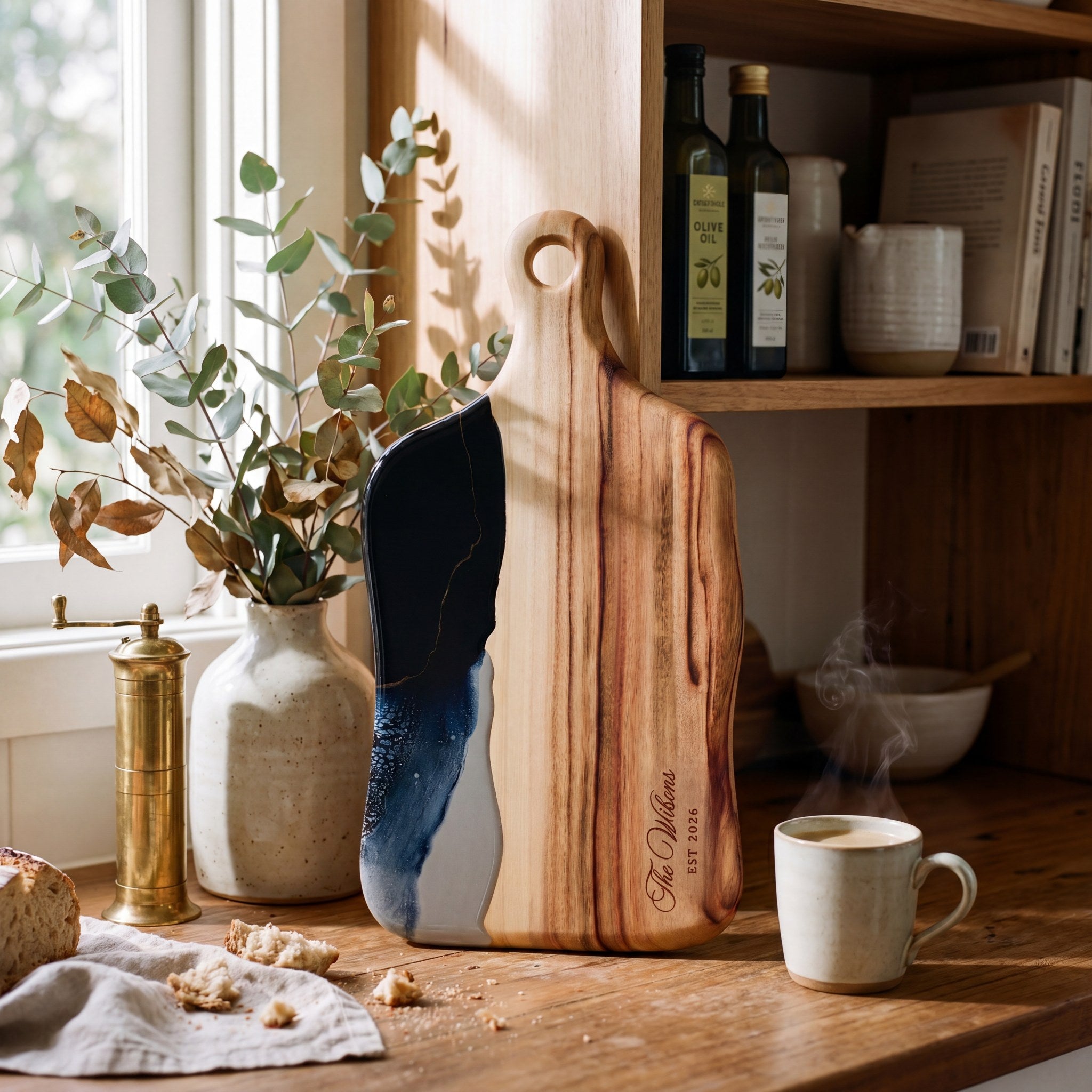 Medium Resin Paddle Board in Slate - Housewarming styling #colour_slate