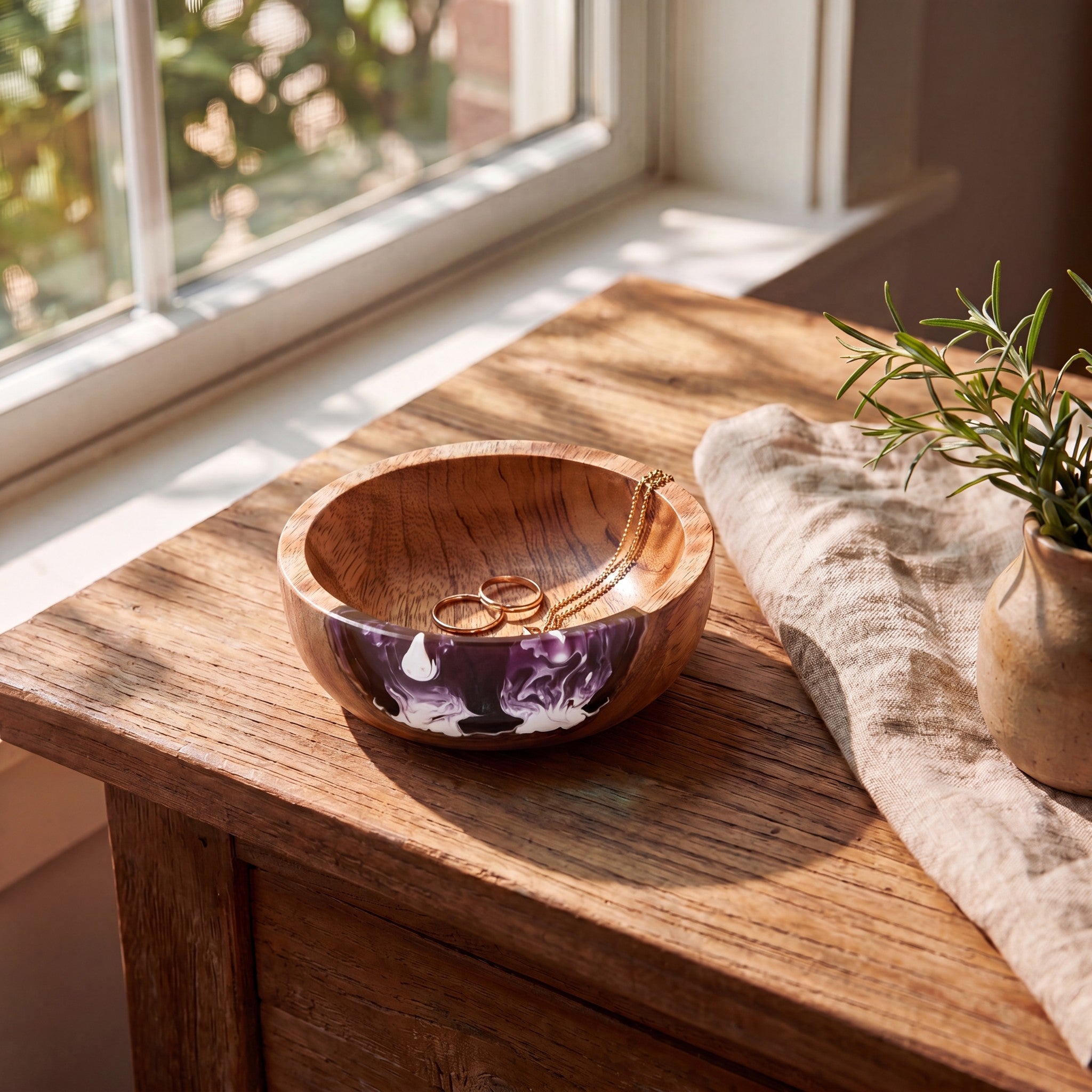 The Ultimate Gift Bundle in Lilac - Resin bowl styled