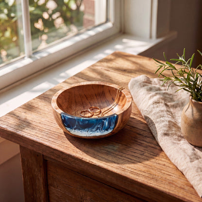 The Ultimate Gift Bundle in Prussian Blue - Resin bowl styled