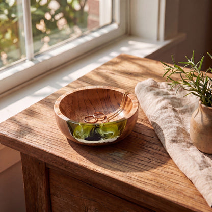 The Ultimate Gift Bundle in Sage Green - Resin bowl styled