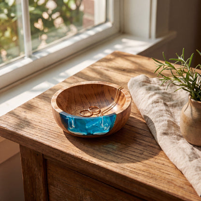 The Ultimate Gift Bundle in Seascape - Resin bowl styled
