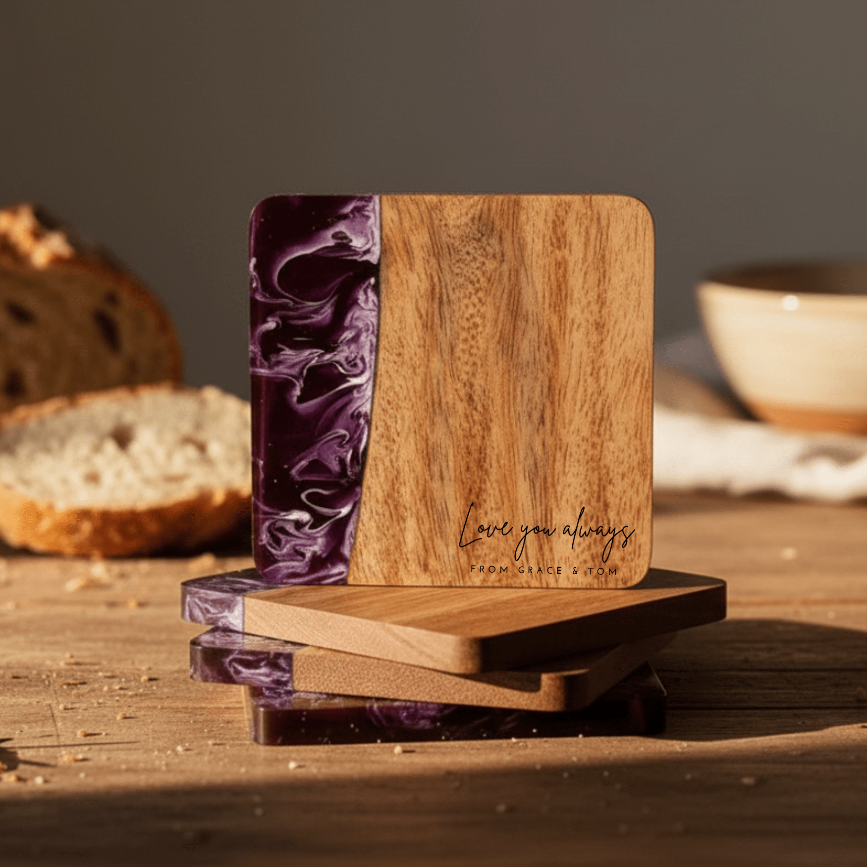 Resin & Wood Coasters