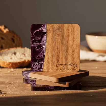 Resin & Wood Coasters